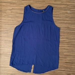 Renee C Stitch Fix Edmondo Stud Split Back Blouse